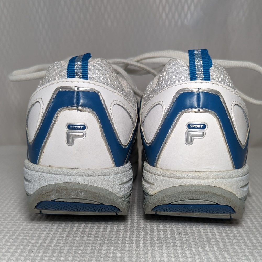 Fila Fit Walk-N-Sculpt Athletic Shoes, Blue/White, Size 7-1/2M - Picture 5 of 11